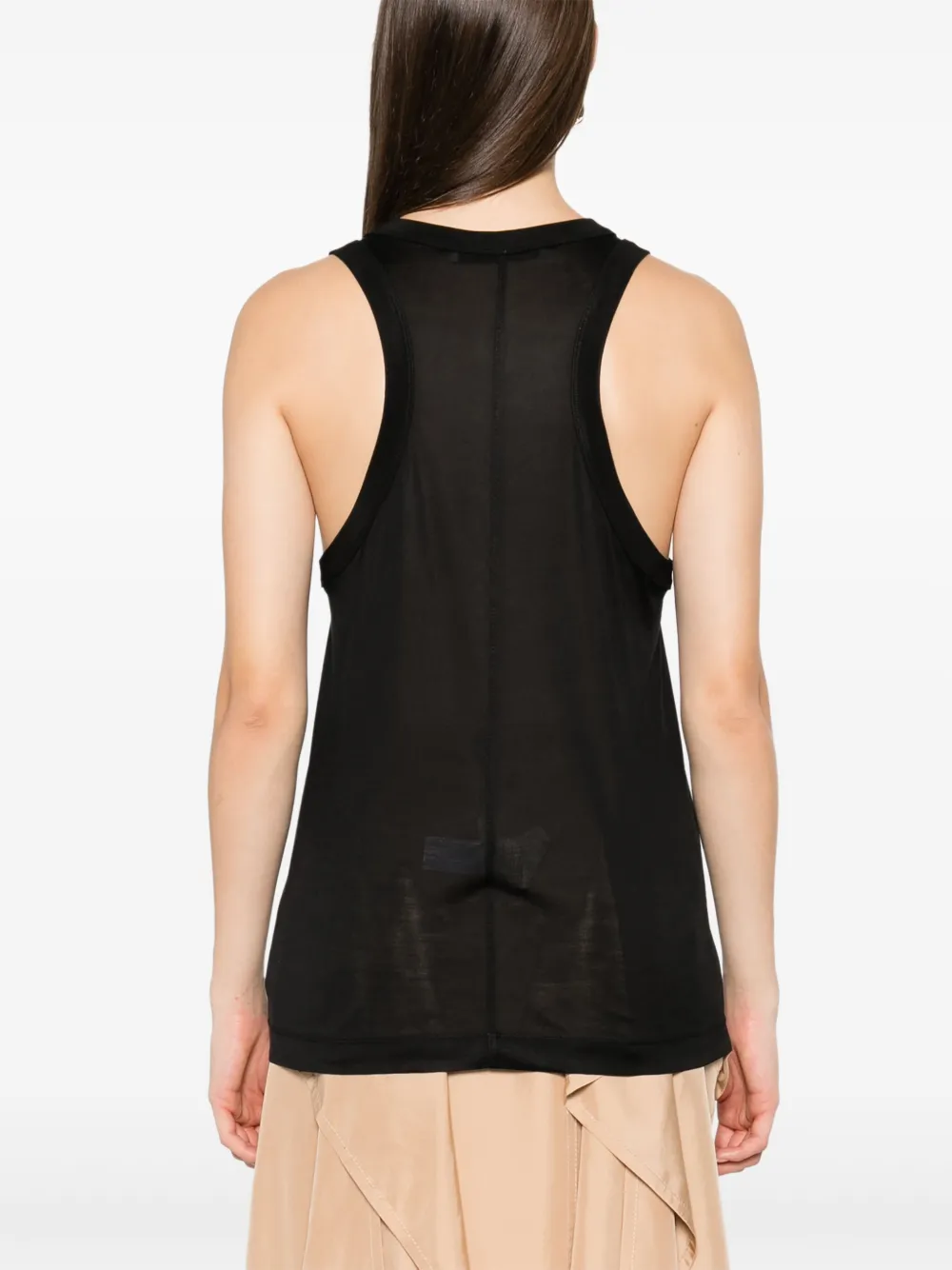 Shop Carven Silk Tank Top