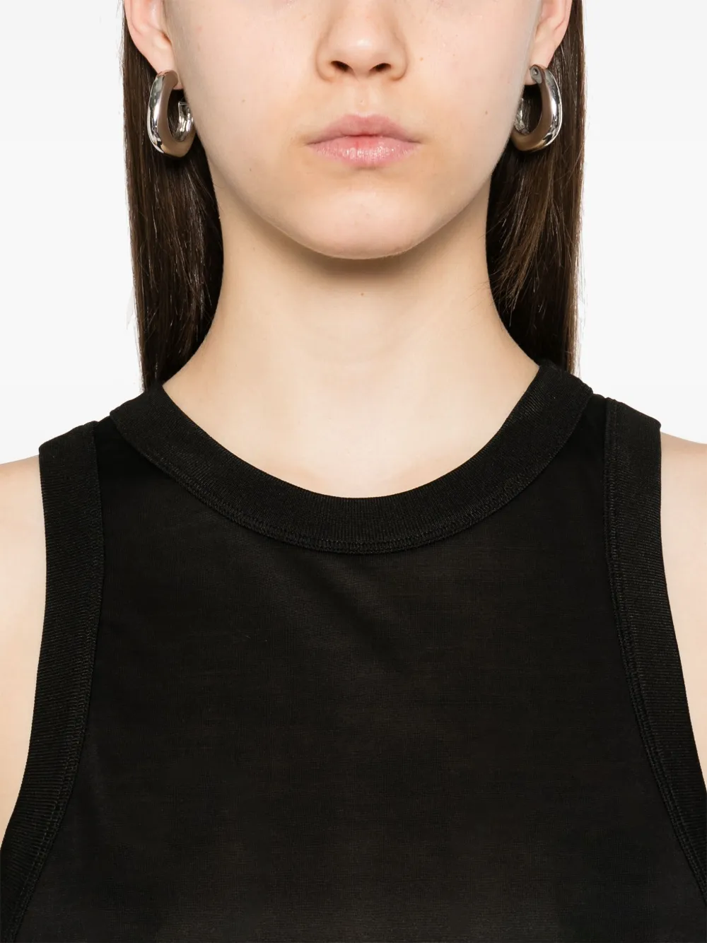 Shop Carven Silk Tank Top