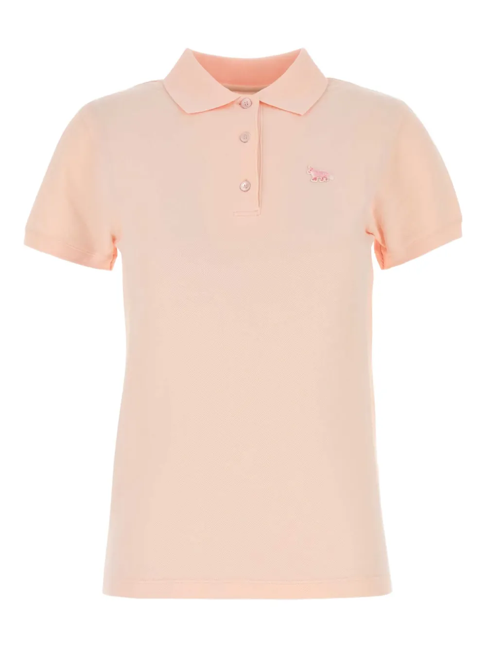 Maison Kitsuné cotton polo shirt - ピンク Maison Kitsuné cotton polo shirt - ピンク