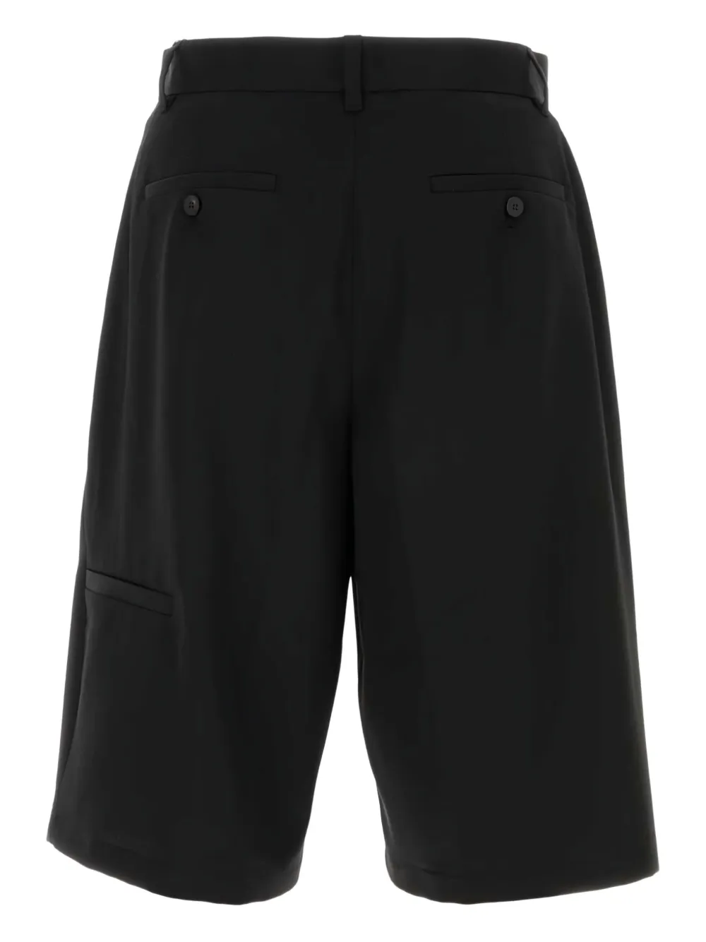 Wooyoungmi wool bermuda shorts - Zwart