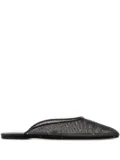 Magda Butrym mesh mules - Black
