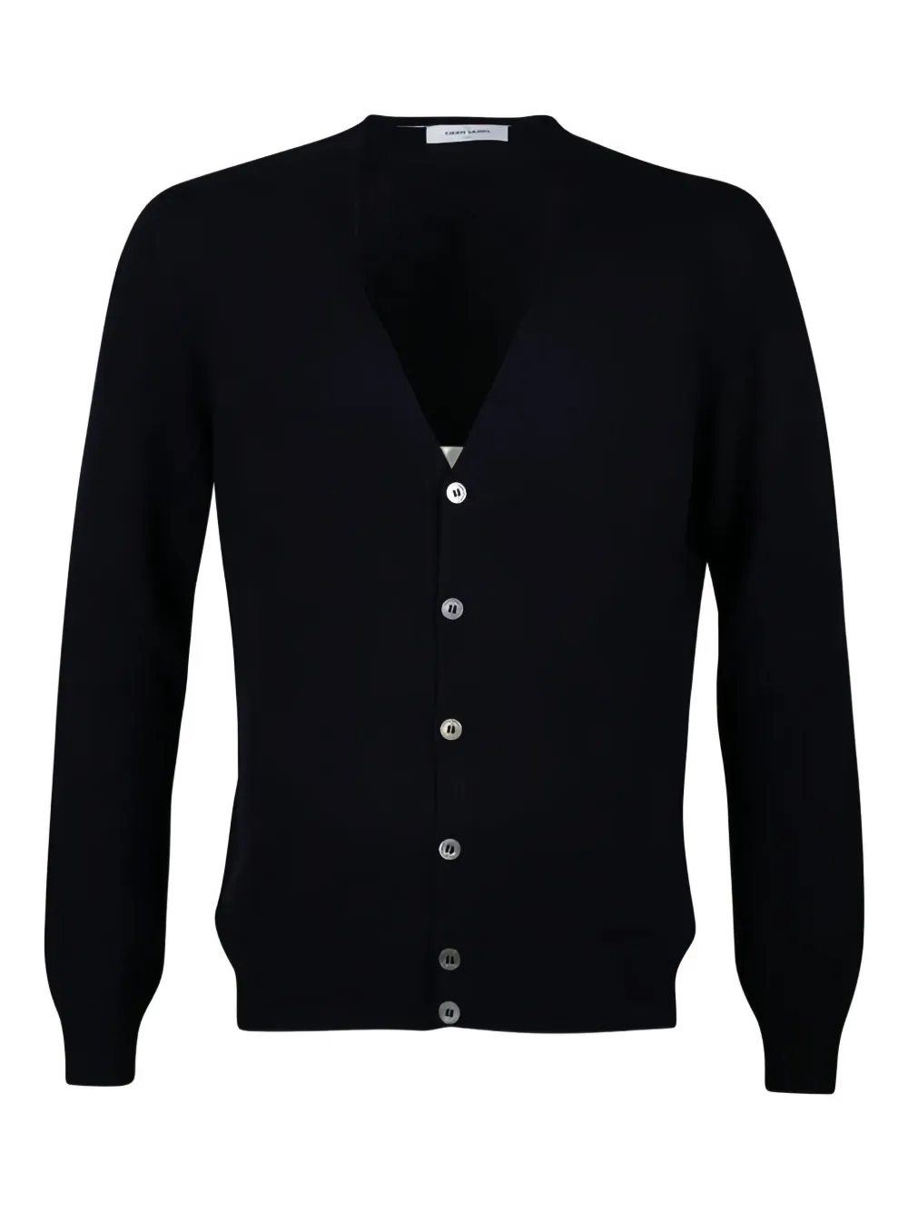 Gran Sasso Cardigan con scollo a V - Nero