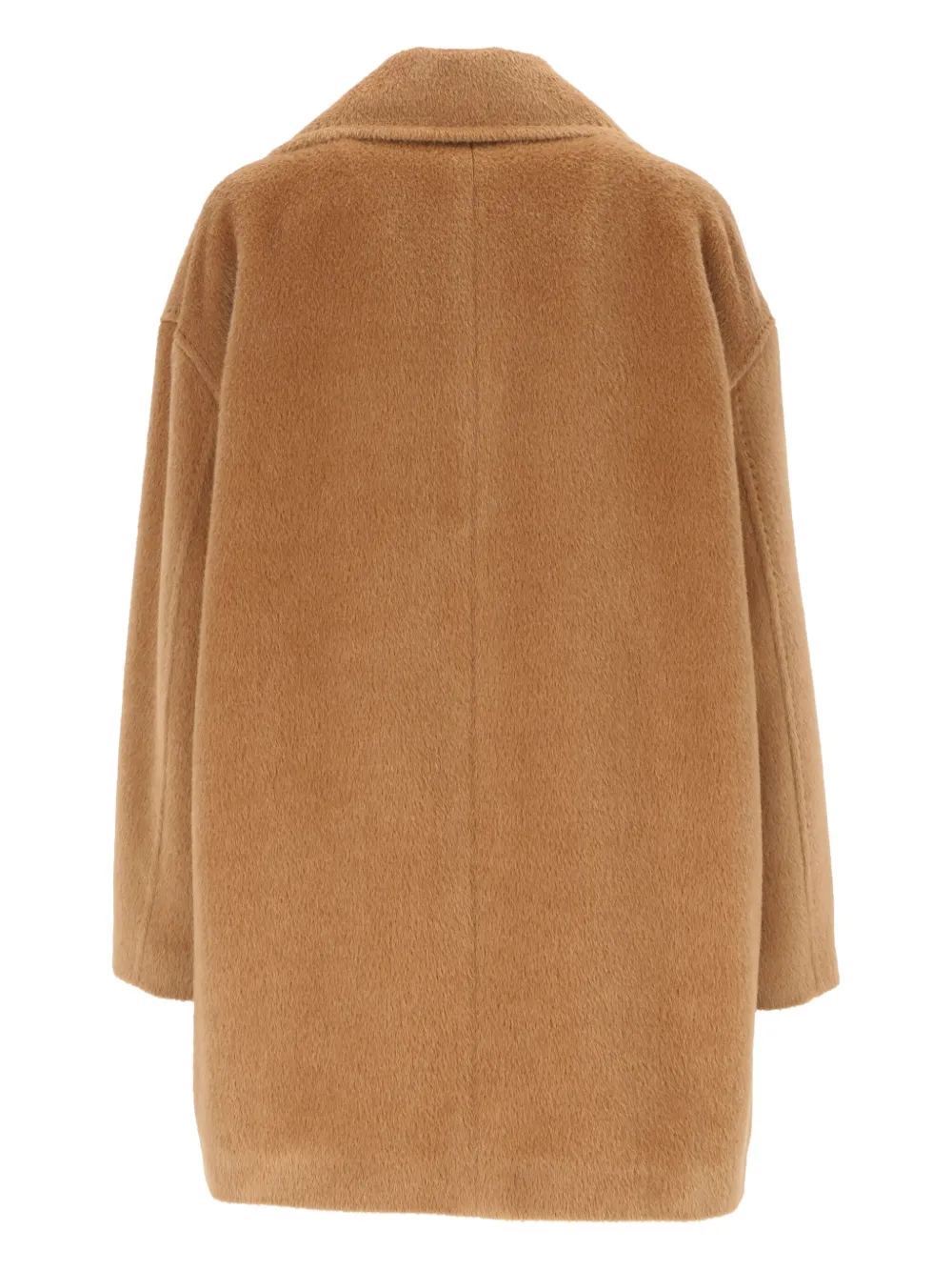 HERESIS single-breasted oversized coat - Bruin