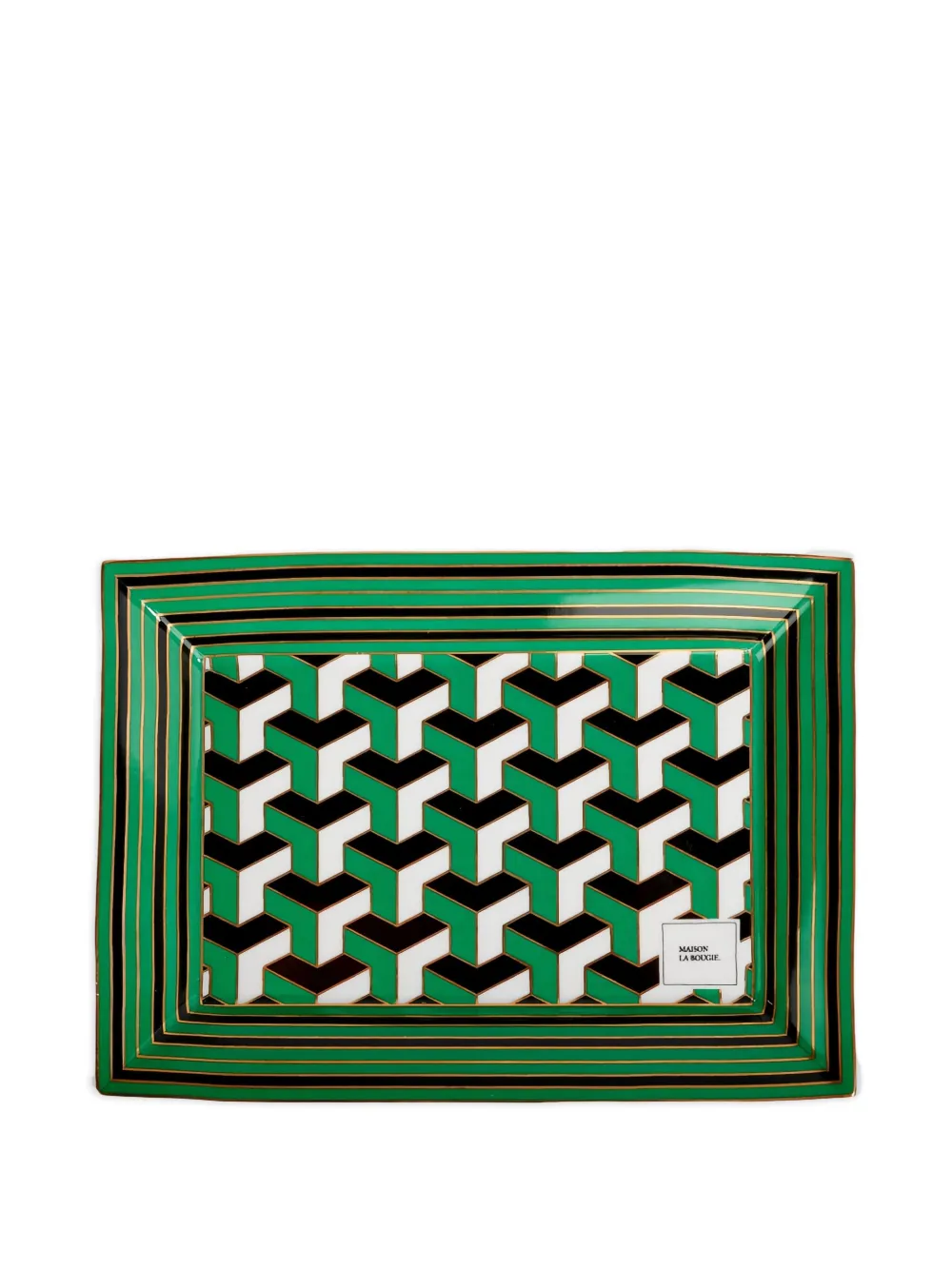 Maison La Bougie Rivoli Tablett | Grün | Image 1