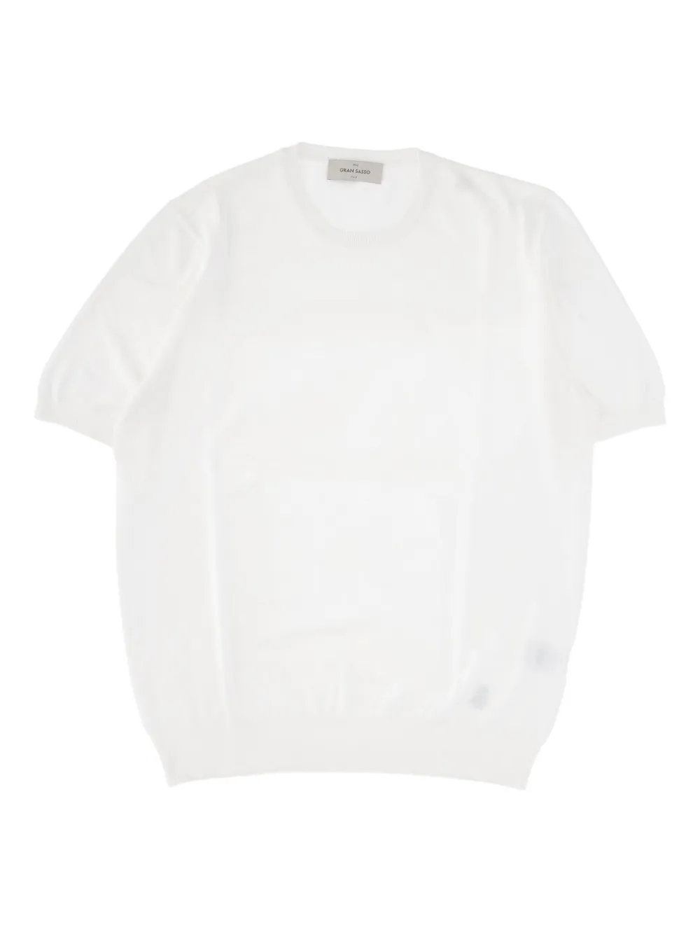 Gran Sasso playera tejida con cuello redondo | blanco | Image 1