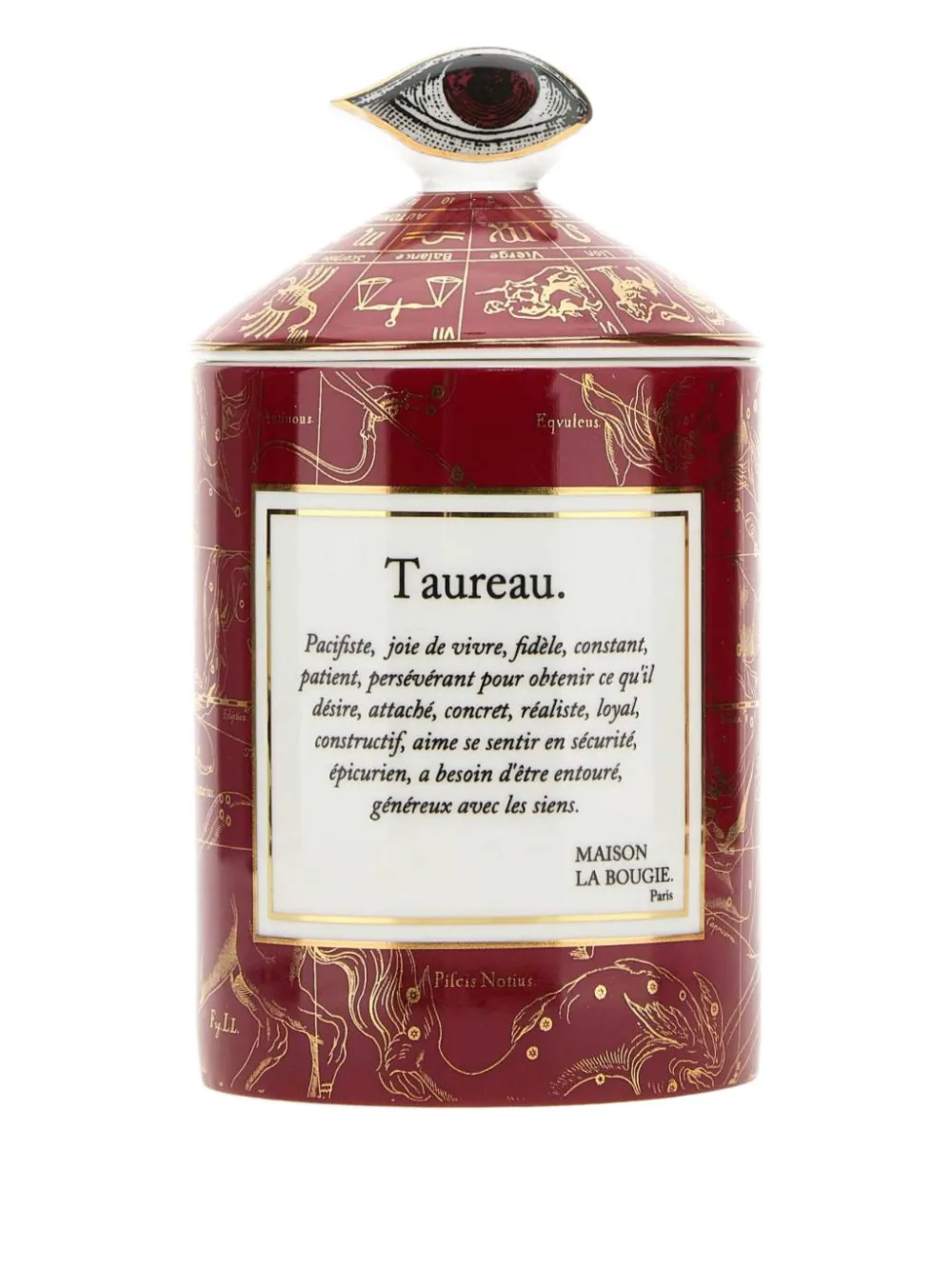 Maison La Bougie Taureau Candles Red In Red