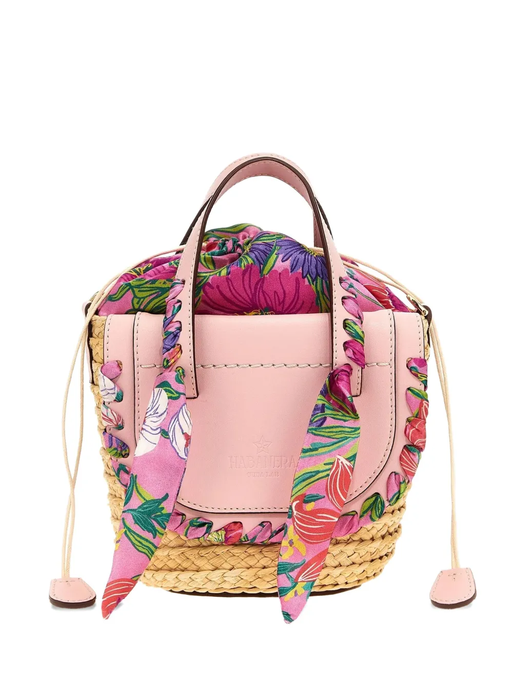 CUBA LAB floral-print tote bag - ピンク CUBA LAB floral-print tote bag - ピンク