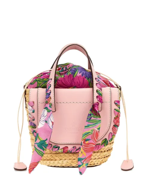 CUBA LAB floral-print tote bag 