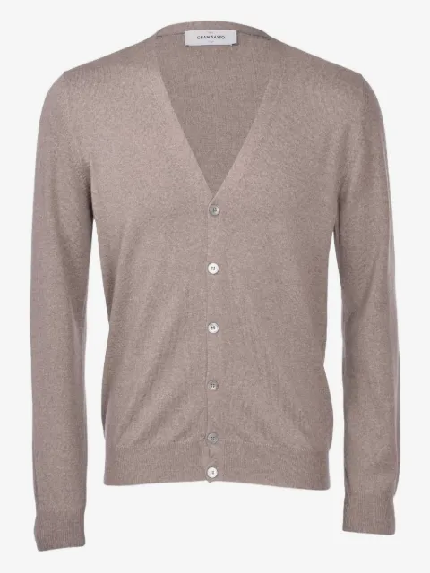 Gran Sasso virgin wool v-neck cardigan