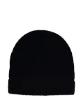 Gran Sasso virgin wool beanie hat - Black