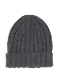 Gran Sasso cashmere beanie - Grey