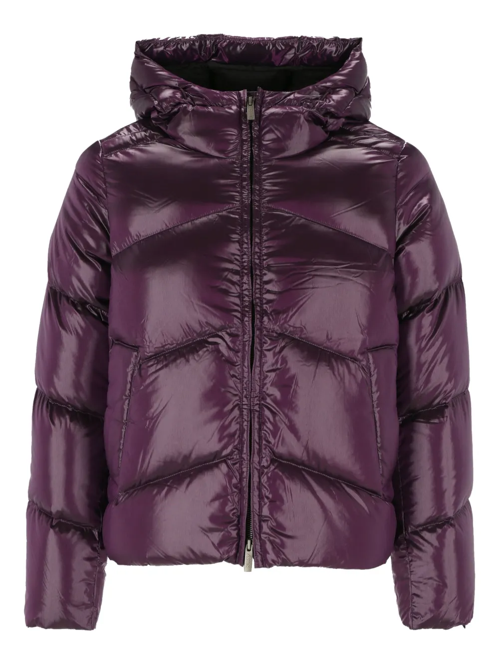 K-Way hooded padded jacket | Purple | Image 1