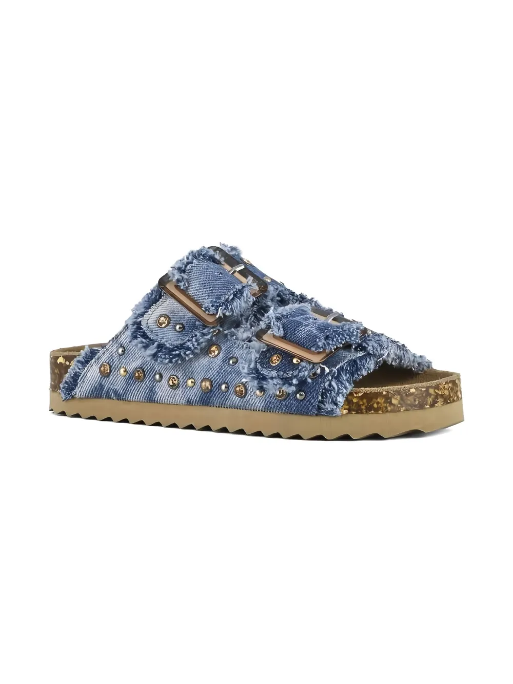 Colors Of California Kids Sandalen van spijkerstof Blauw