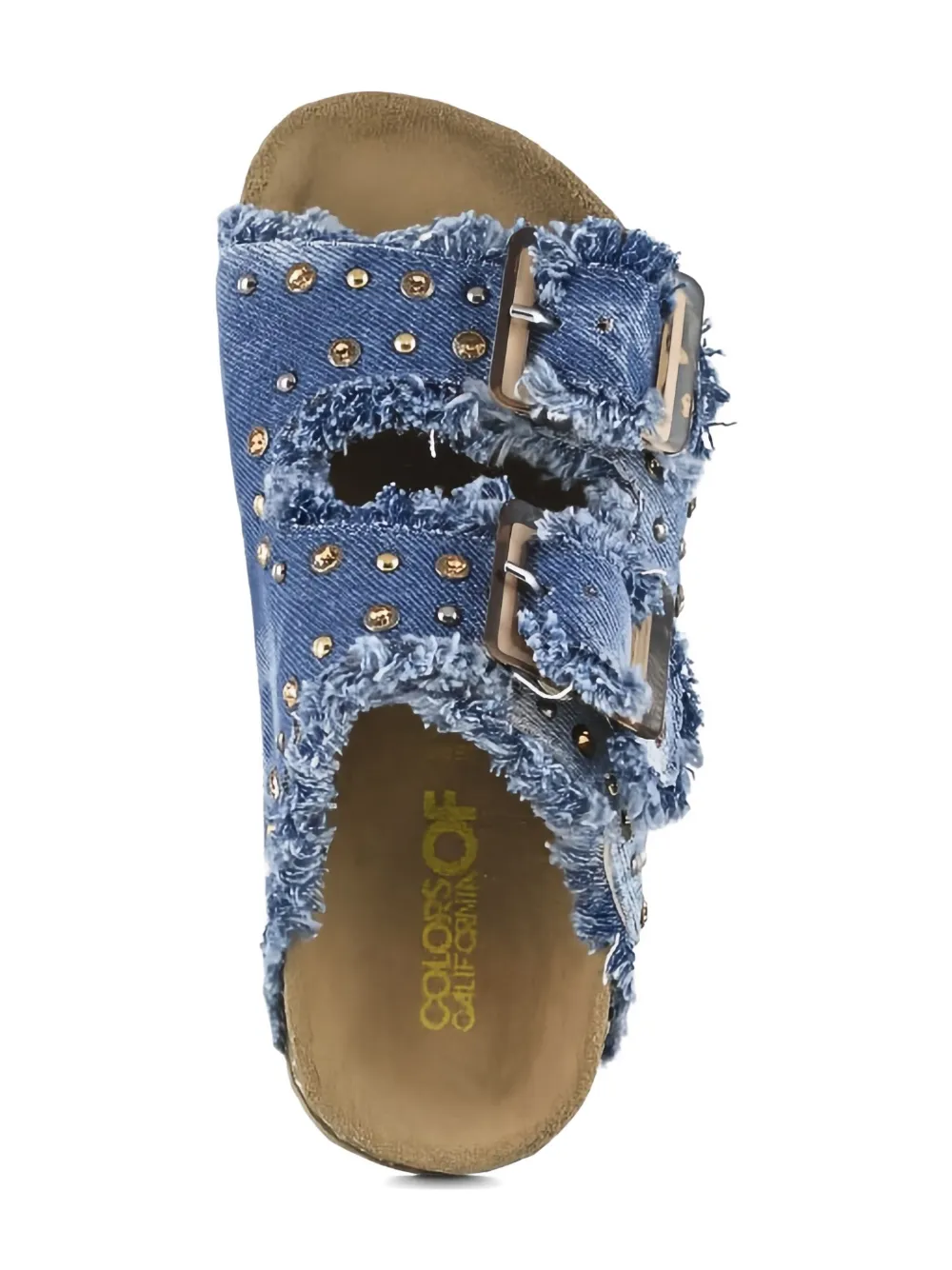 Colors Of California Kids Sandalen van spijkerstof Blauw