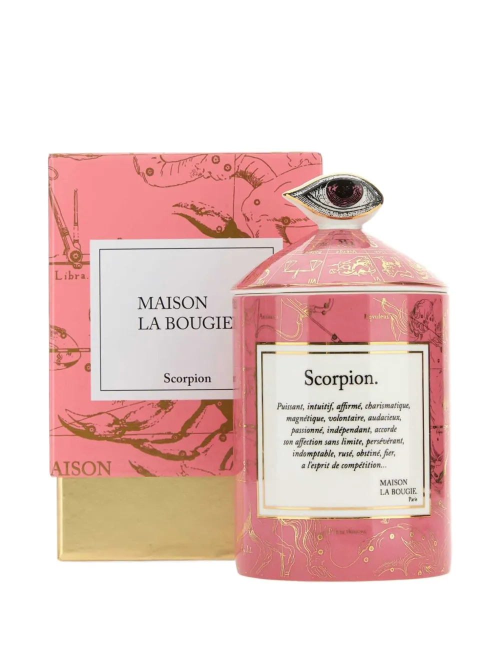 Maison La Bougie Scorpion candle - Roze