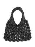 Hibourama big Vannifique Lurex tote bag - Black