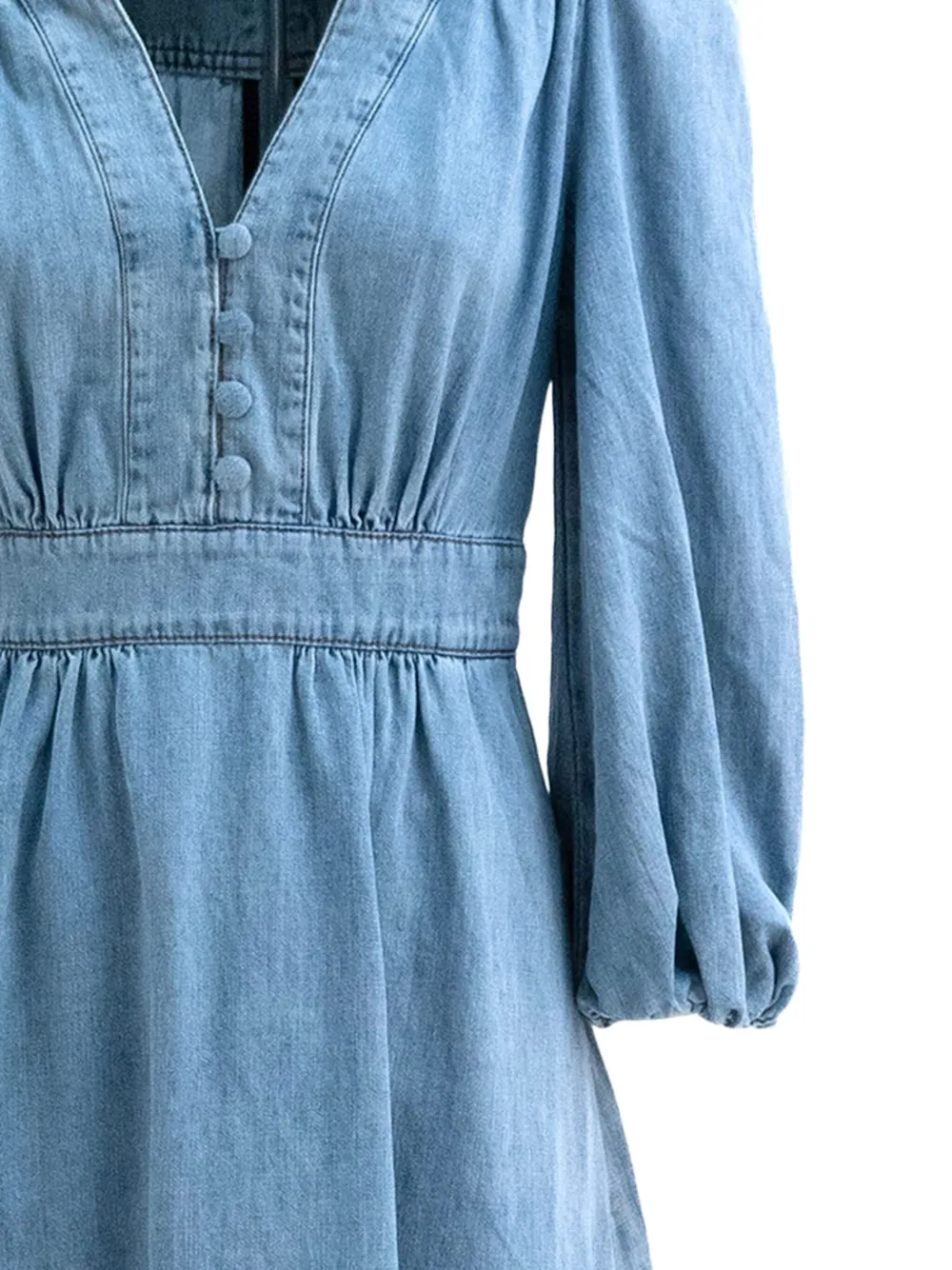 ZIMMERMANN Spijkerjurk - Blauw