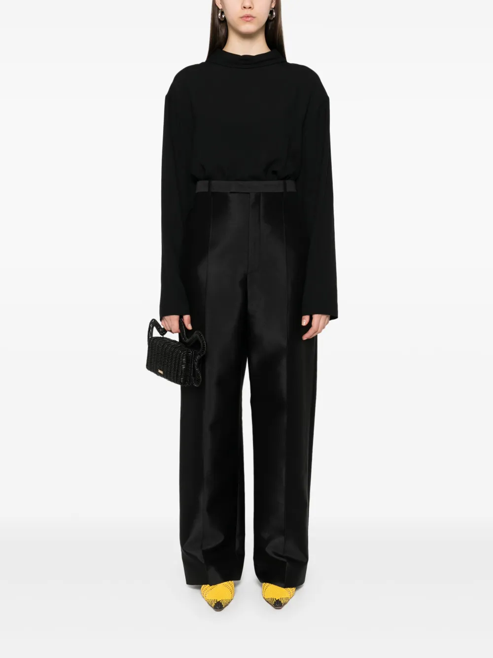 Carven long sleeve blouse - Zwart
