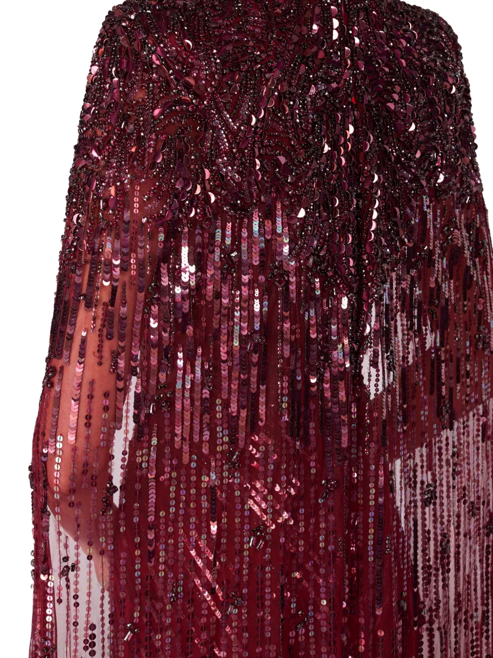 Jenny Packham Gold Rush avondjurk Rood
