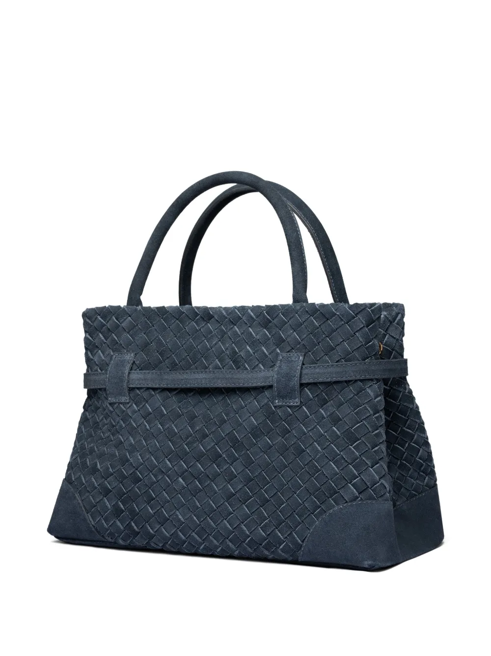 Sarah Chofakian woven leather tote bag Blauw