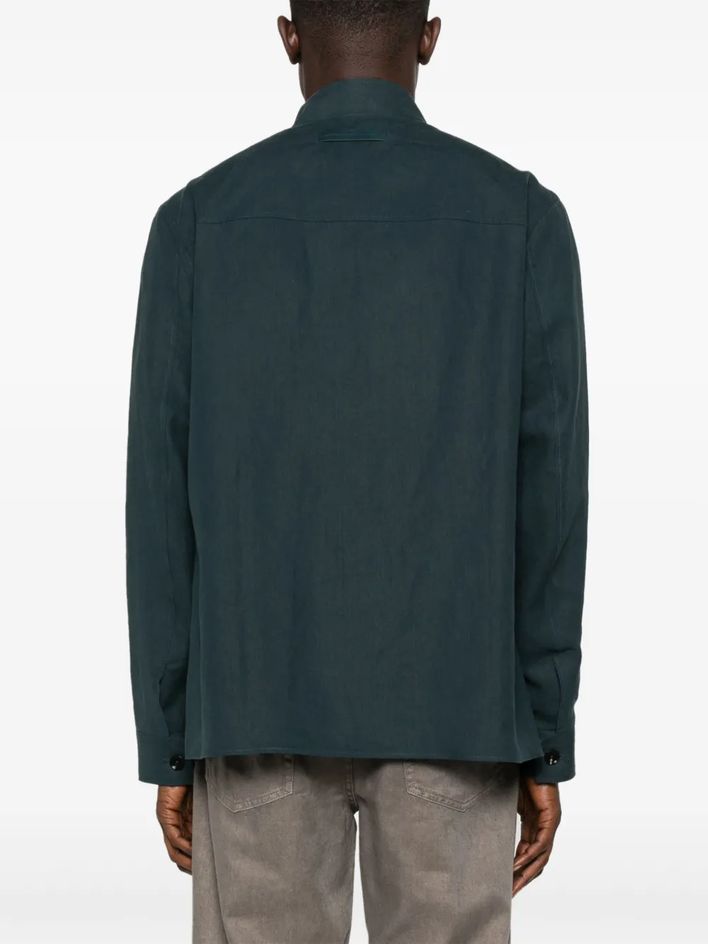 Zegna Oasi shirtjack Blauw