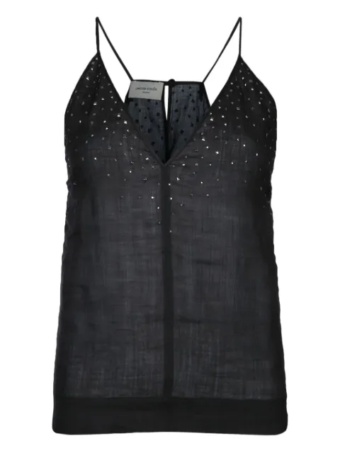 Jacob Cohën rhinestone-embellished tank top