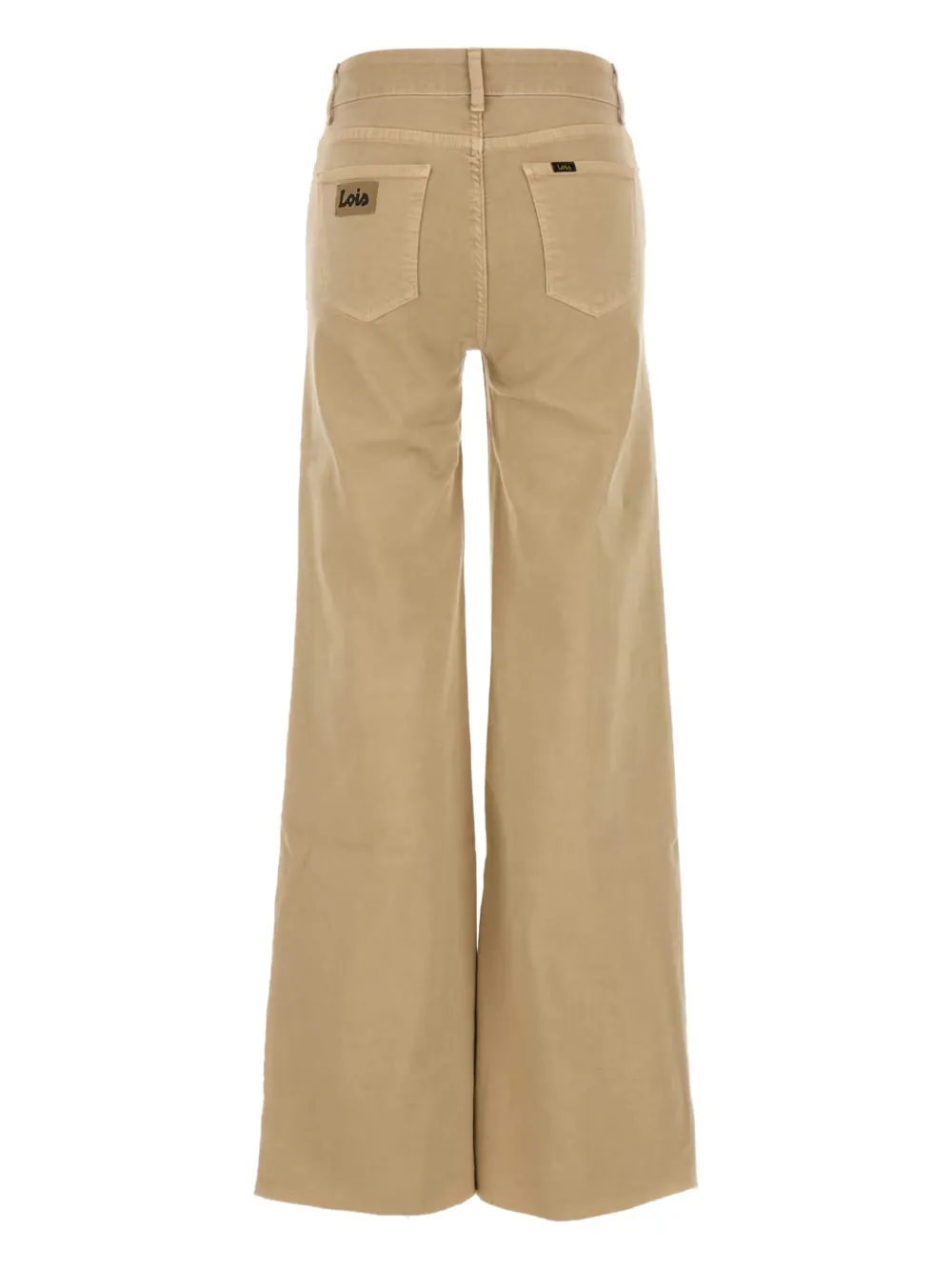 LOIS JEANS logo-patch jeans - Beige