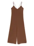 Cenere GB wide-leg jumpsuit - Brown