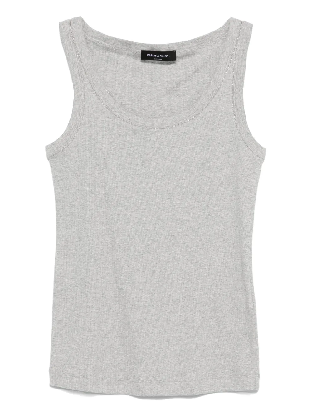 mélange-effect tank top