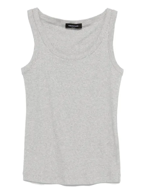Fabiana Filippi mélange-effect tank top