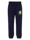 ICECREAM graphic-print cotton track pants - Blue
