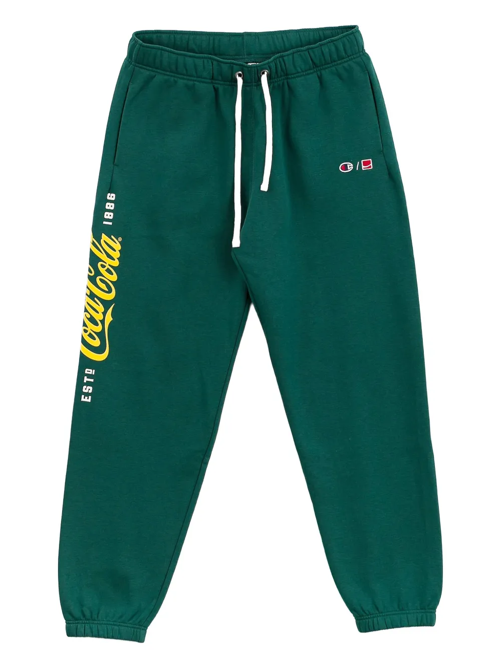 Champion x Coca Cola track pants | Green | Image 1