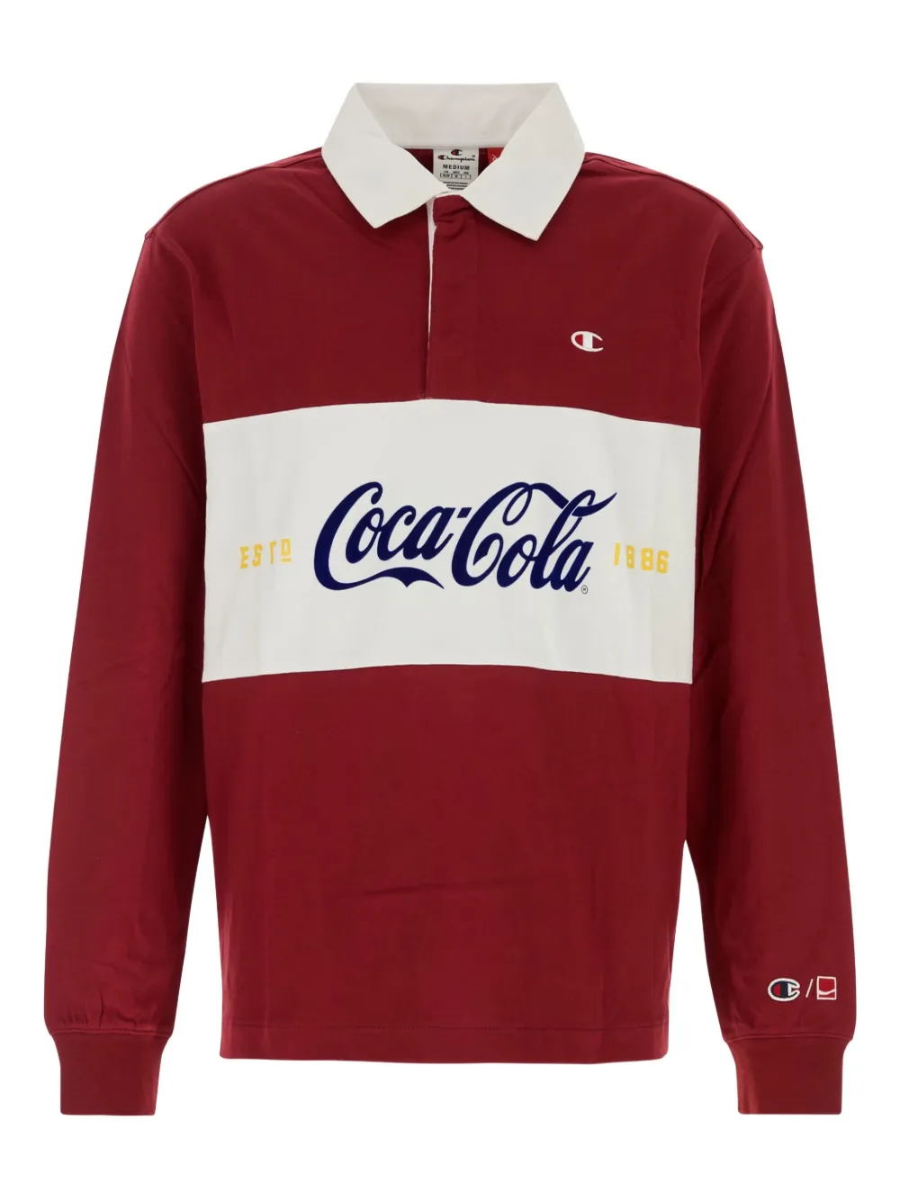 Champion Camisa polo x Coca Cola listrada | Vermelho | Image 1