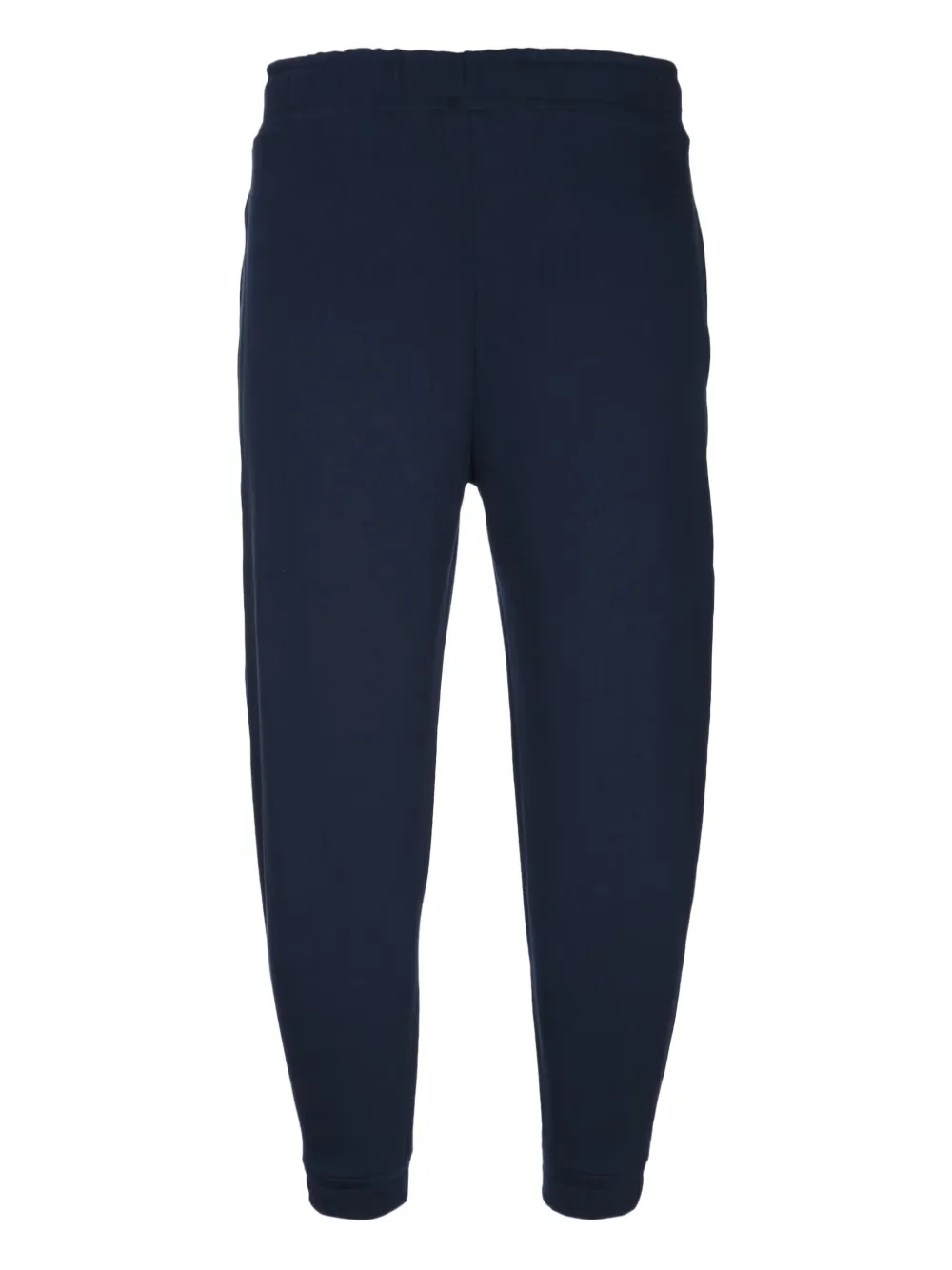 Family First heart-embroidered track pants - Blauw