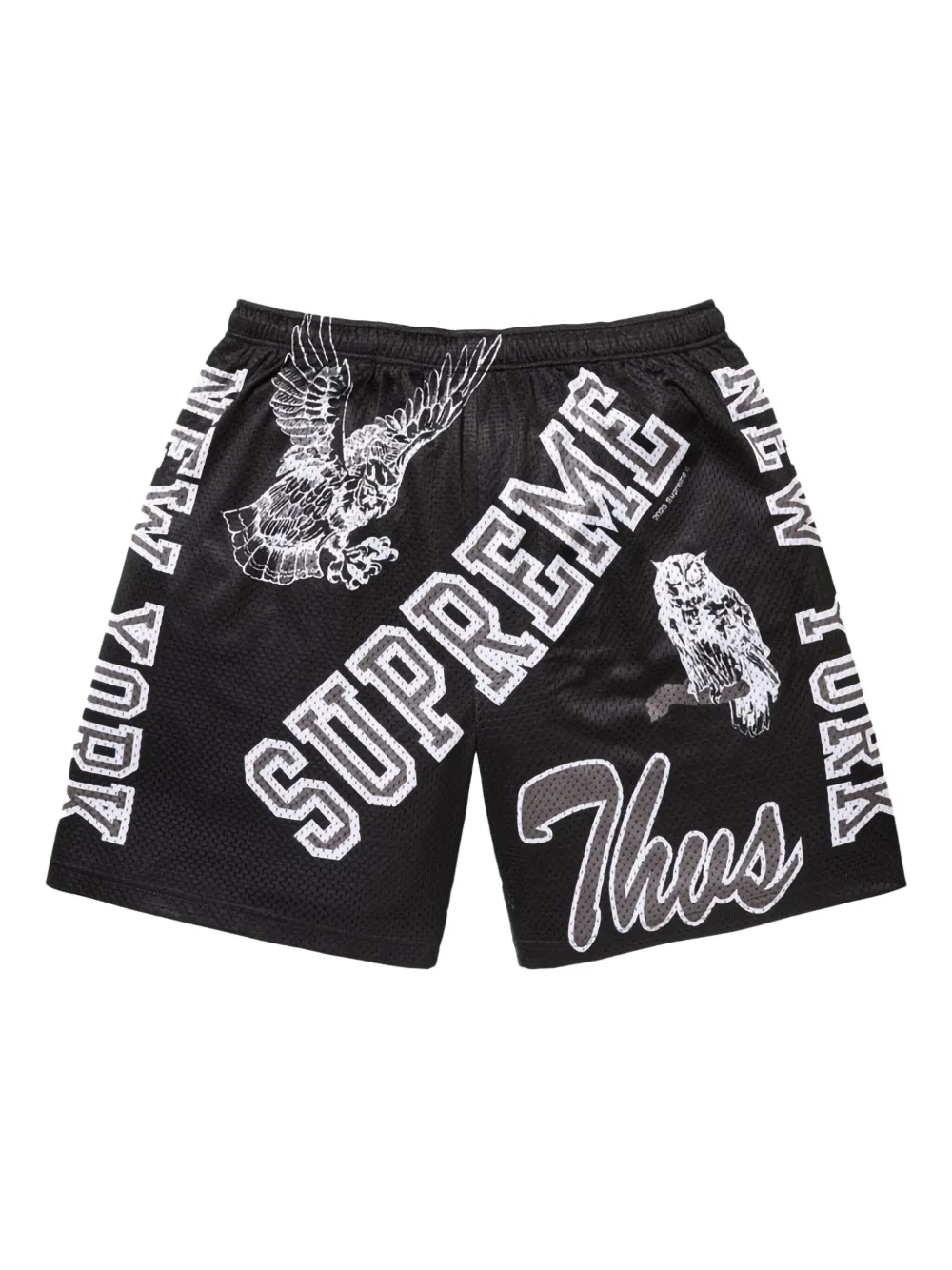 Supreme Varsity mesh shorts | Black | Image 1