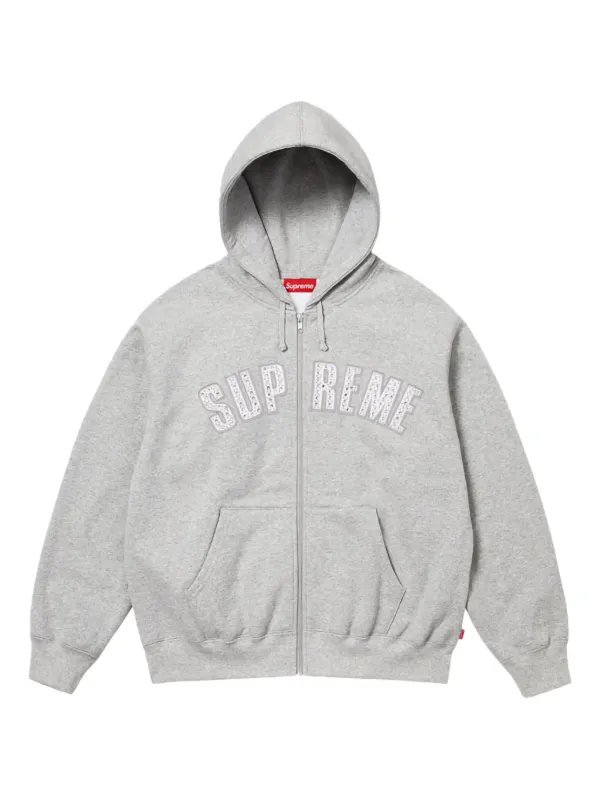 激安通販新作 B.B x Supreme Simon® FARFETCH | Grey | Hoodie zip-up トップス