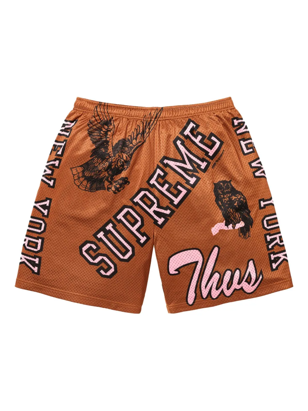 Supreme Varsity mesh shorts | Orange | Image 1