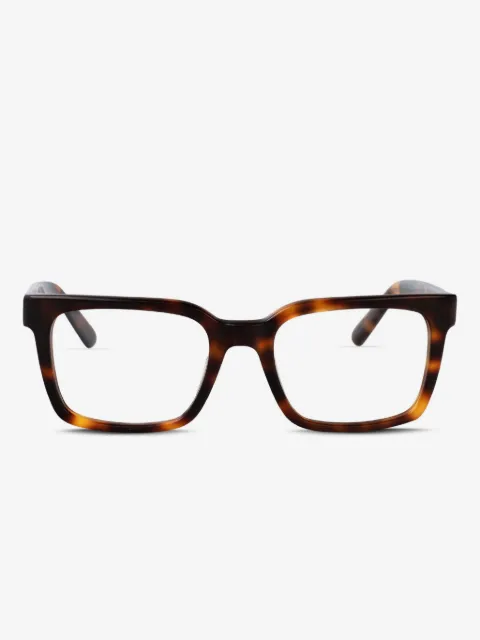 GCDS lentes con armazón rectangular estilo carey
