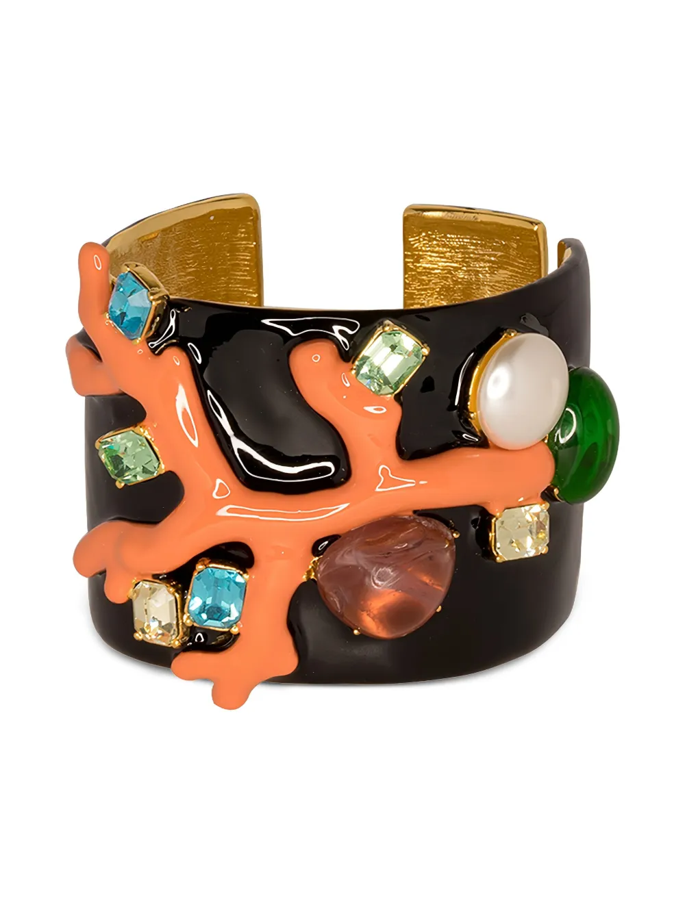 Kenneth Jay Lane Coral cuff