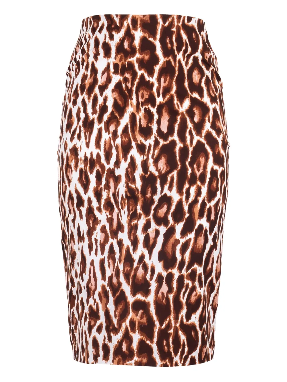 Samantha Sung Leopard-print Pencil Skirt In Animal Print
