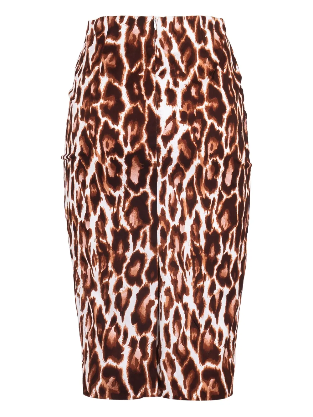 Samantha Sung Leopard-print Pencil Skirt In Animal Print