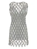 CAMILLA AND MARC Rococo mini dress - Silver