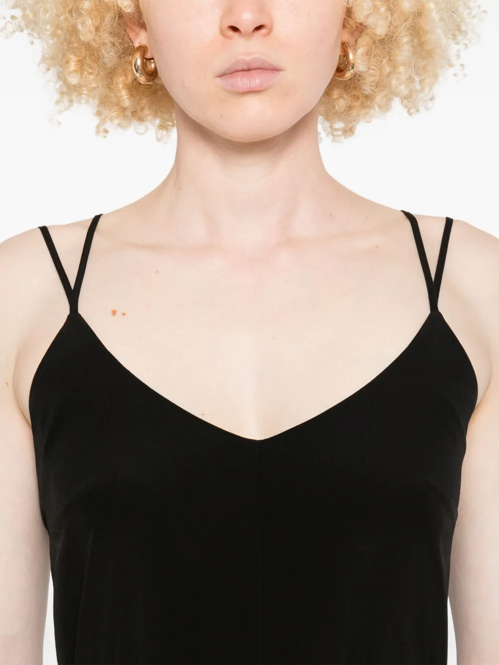 Cenere GB sleeveless jumpsuit - Zwart