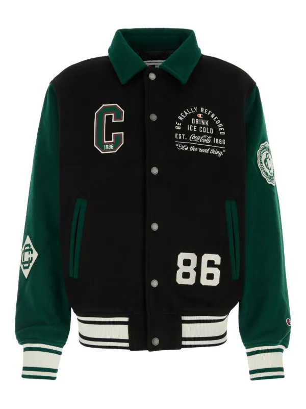 Champion x Coca Cola Bomber Jacket | Black | FARFETCH