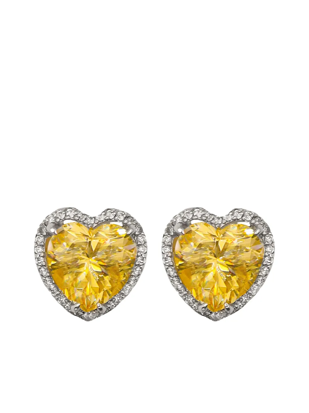 Juwelina Paris Radiant Heart Earrings