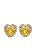Juwelina Paris Radiant Heart earrings - Silver