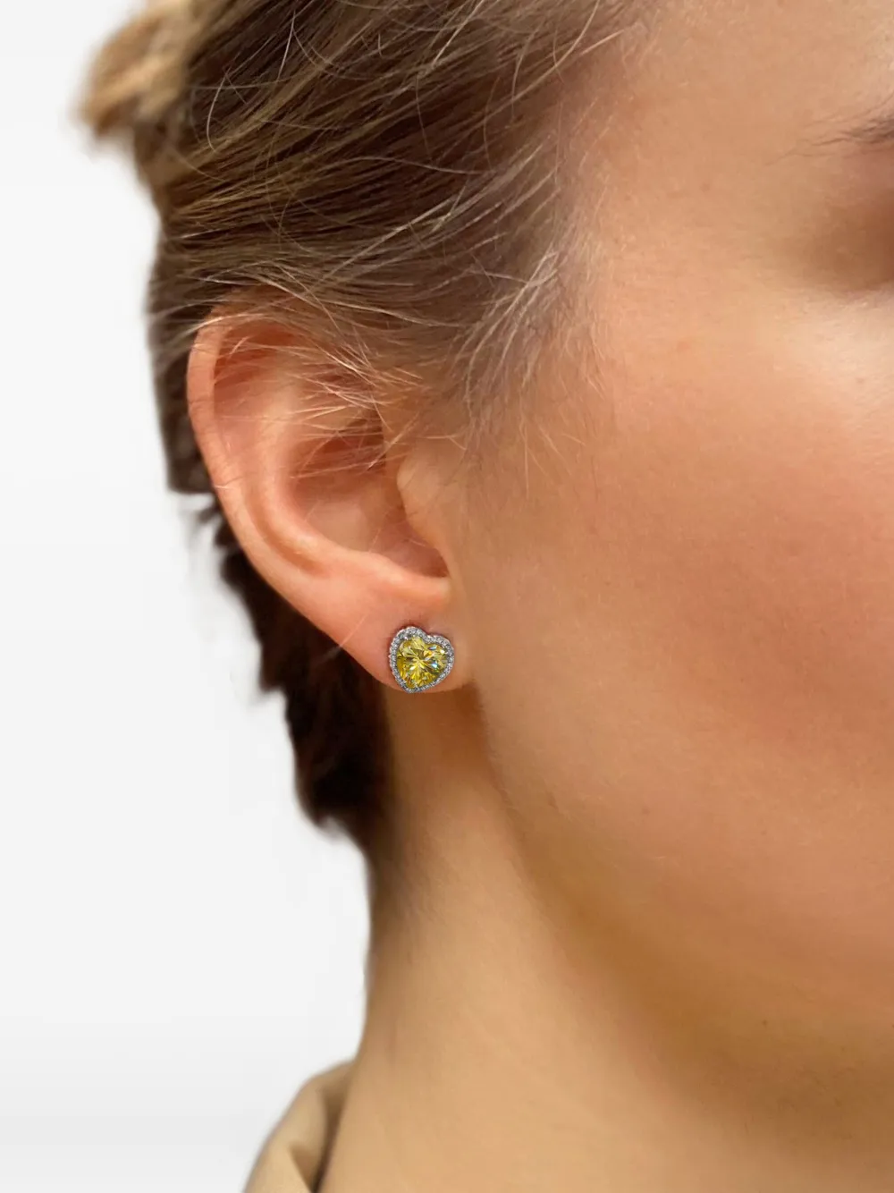 Juwelina Paris Radiant Heart earrings - Zilver