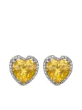 Juwelina Paris Radiant Heart earrings - Silver