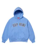 Supreme x B.B Simon® zip-up hoodie - Blue