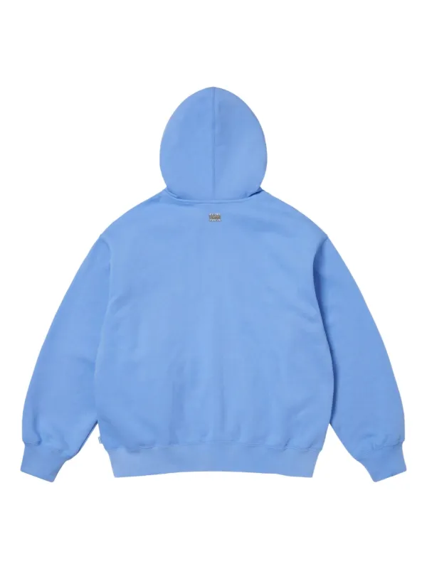 Supreme x B.B Simon® zip-up Hoodie | Blue | FARFETCH